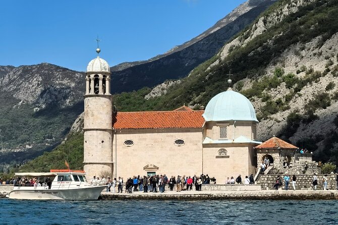 Kotor Bay Speedboat Tour: Blue Cave and Lady of the Rocks - Starting in Dobrota and reading the bay from the water