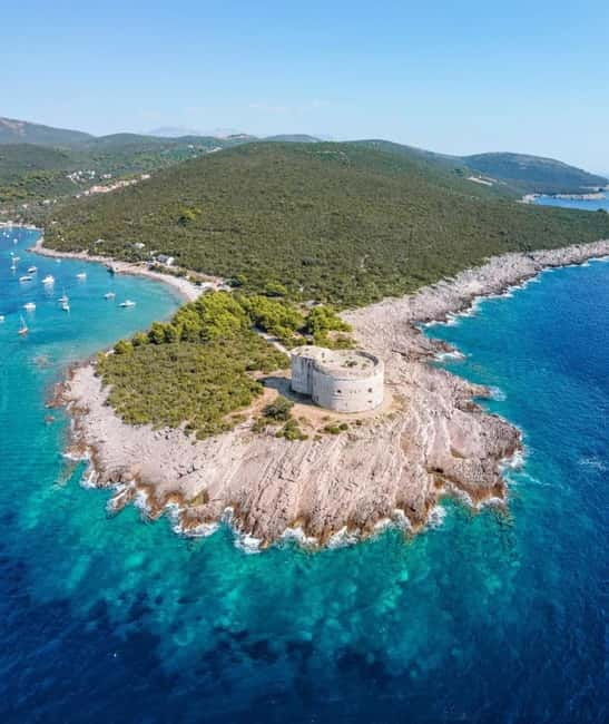 Kotor: Blue Cave and Lady of the Rocks Speedboat Tour - Mamula Island and its former prison