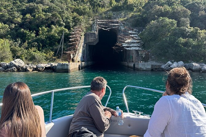 Kotor: Boka Bay Grand Explorer: 6.5-Hour Private Speedboat Tour - Mamula Fortress from the water