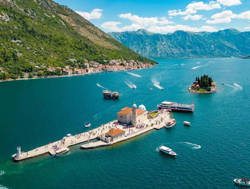 Kotor: Perast and Island- Lady of the Rocks-Speedboat Tour - Passing Saint George by Speedboat