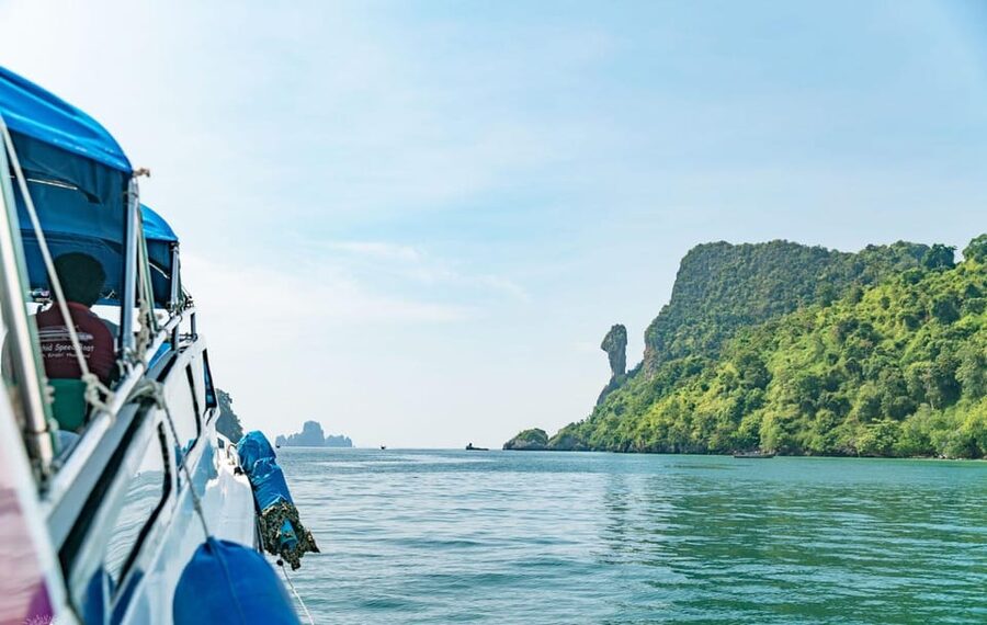 Krabi: 4 Islands & Thale Waek's Sandbar Tour By Speedboat - A Longer Pause on Poda Island