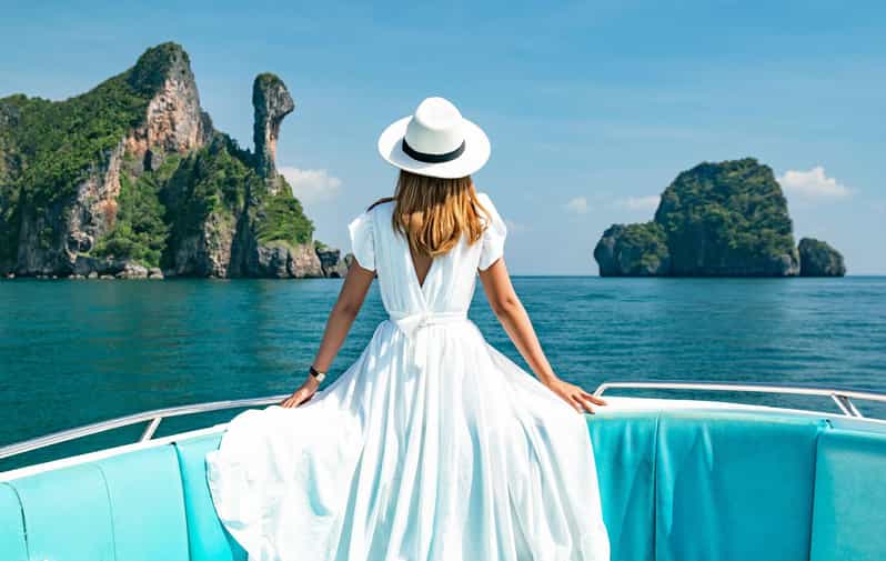 Krabi: 4 Islands & Thale Waek's Sandbar Tour By Speedboat - The Speedboat Ride to Koh Mor