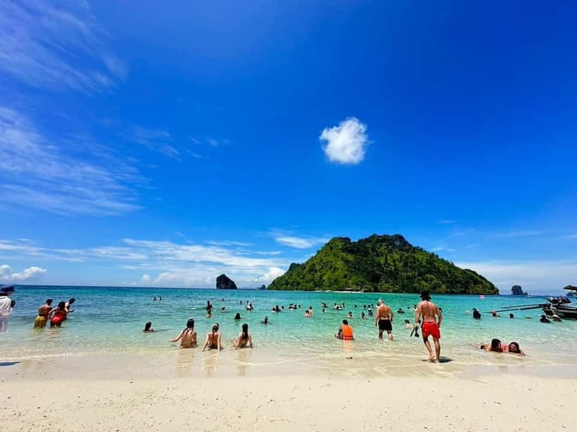 Krabi: 7 Islands Sunset Tour by Speedboat with Snorkeling - Poda Island is the evening centerpiece