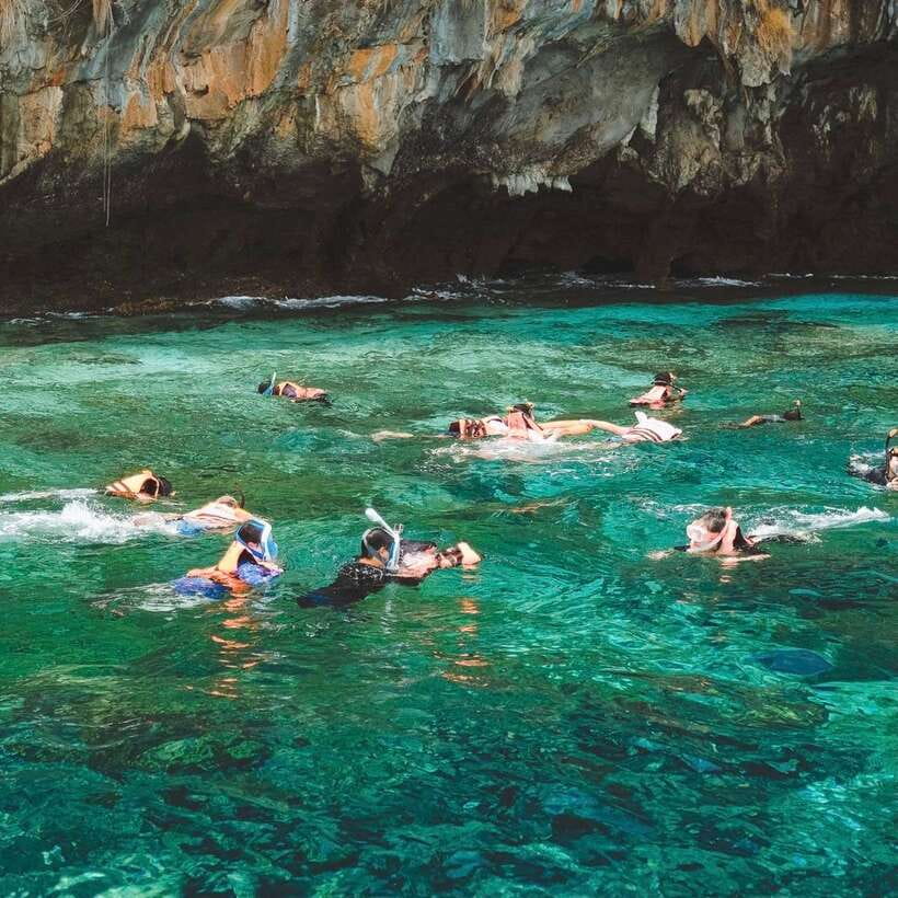 Krabi: Phi Phi Islands Speedboat Tour with Buffet Lunch - Viking Cave and the story behind bird nests