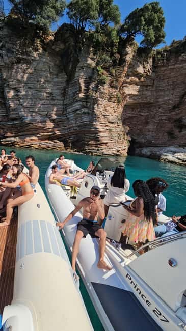 Ksamil Pigeon Cave Snorkeling free Drinks Speedboat In Group - Ksamil Islands provide the real swimming time