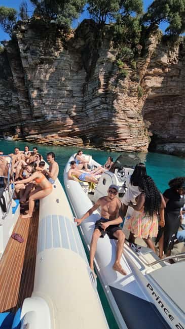 Ksamil Pigeon Cave Snorkeling free Drinks Speedboat In Group - What is included, and what is not