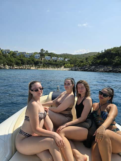 Ksamil Pigeon Cave Snorkeling free Drinks Speedboat In Group - Coastal history between the swim stops