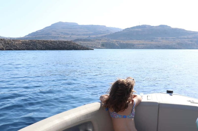 Lindos: Discover the Gems of Lindos - Private Speedboat Tour - Lindos from the water, not just from the hill