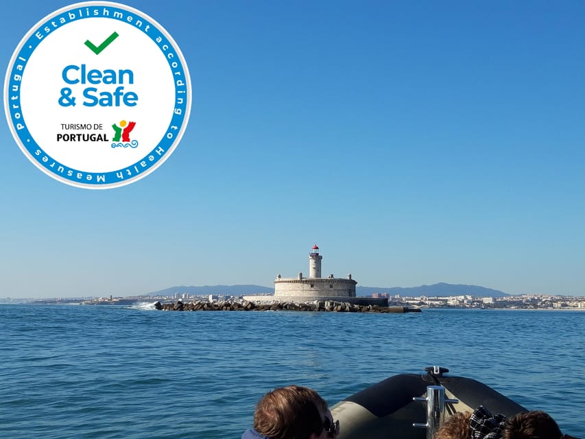 Lisbon: Speedboat Trip to Bugio Lighthouse - Speeding out from Doca de Santo Amaro