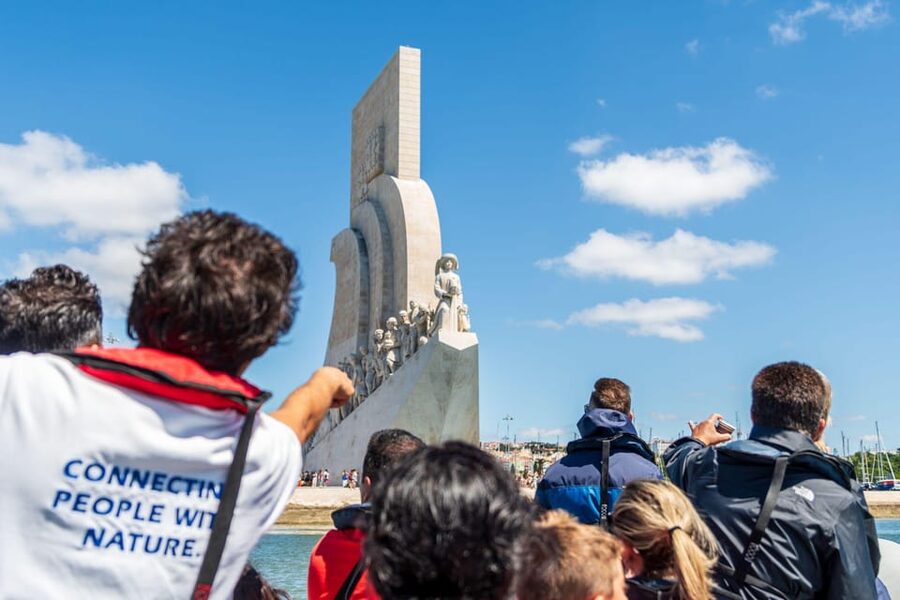 Lisbon: Speedboat Trip to Bugio Lighthouse - Returning past Belém’s landmark lineup