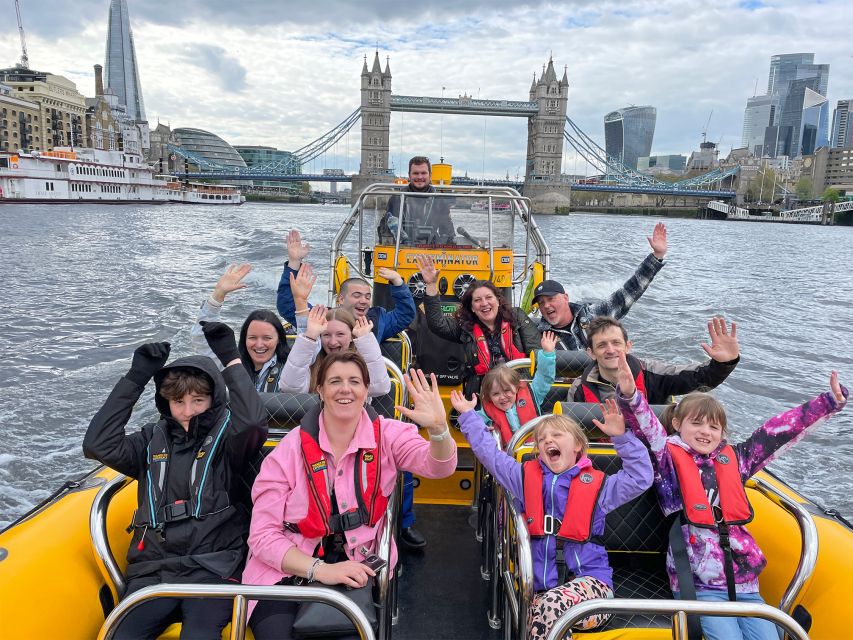 London: 20-Minute Tower RIB Blast from Tower Pier - Passing beneath Tower Bridge