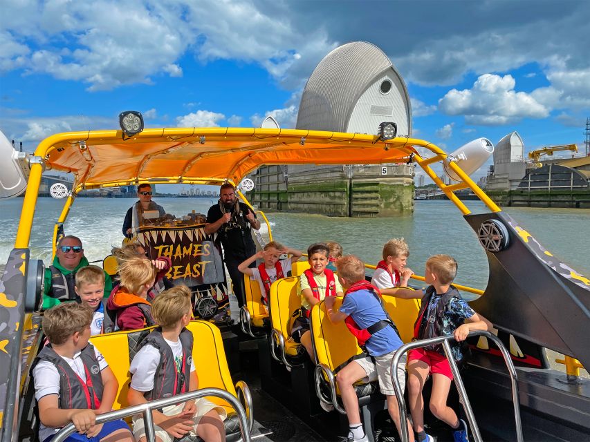 London: 40-Minute Thames Beast Jetboat Tour - From Tower Millennium Pier to the open river