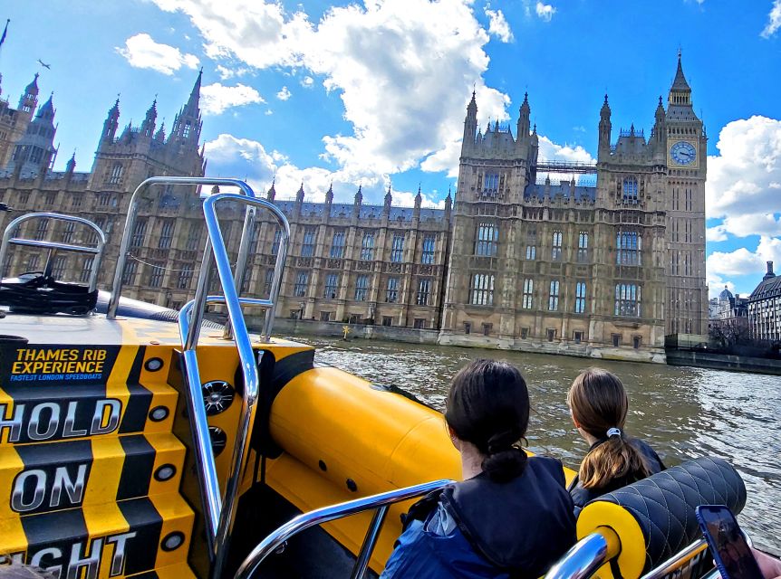 London: 70-Minute Thames Barrier Speedboat Tour - From Westminster Pier to the first London landmarks