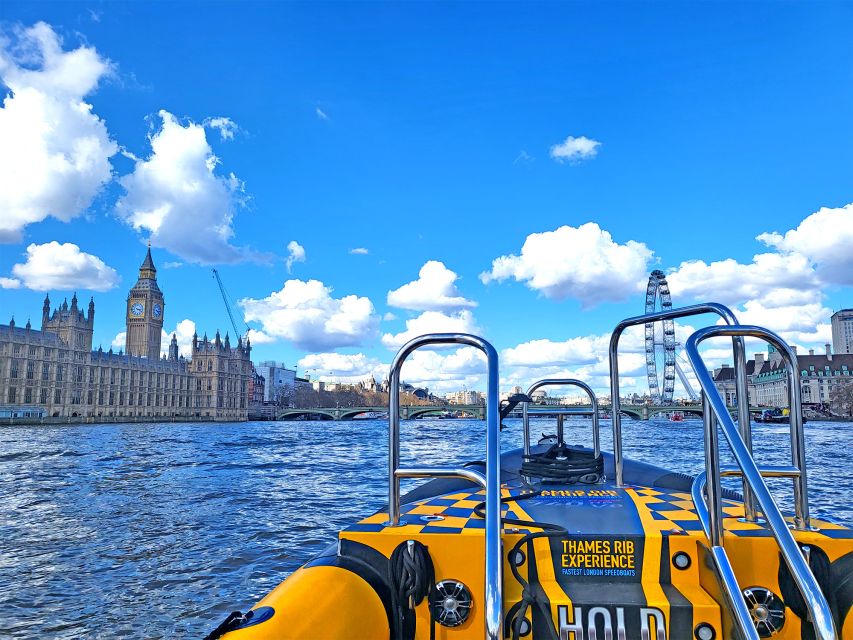 London: 70-Minute Thames Barrier Speedboat Tour - Downriver toward Greenwich and the Thames Barrier