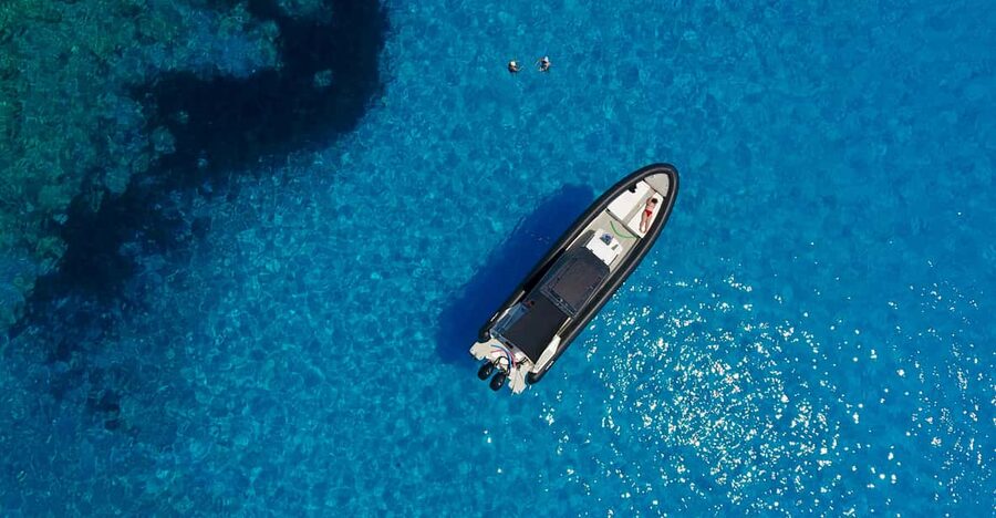 Lux Semi-Private or Private Power Boat Tour to Kleftiko - Areti brings the sunset finish