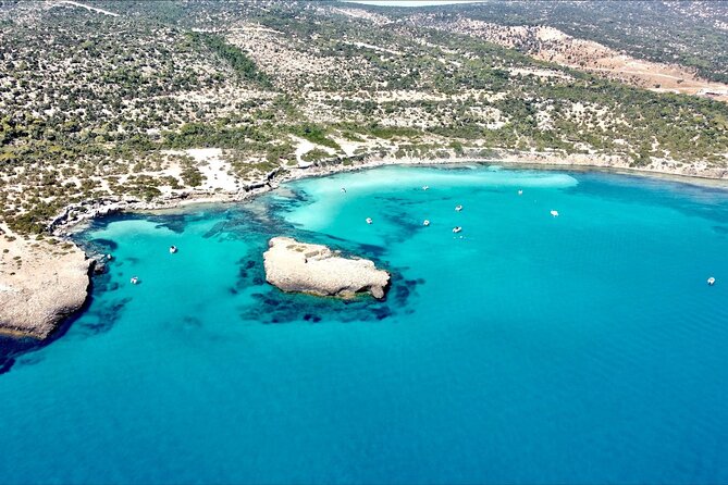 Luxury Marinello 20 Speedboat with driver to Blue Lagoon & more - Following the Akamas coast toward Manolis Caves