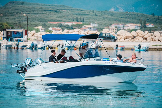 Luxury Speedboat Cruise to Shipwreck and Blue Caves - Skinari and the Blue Caves