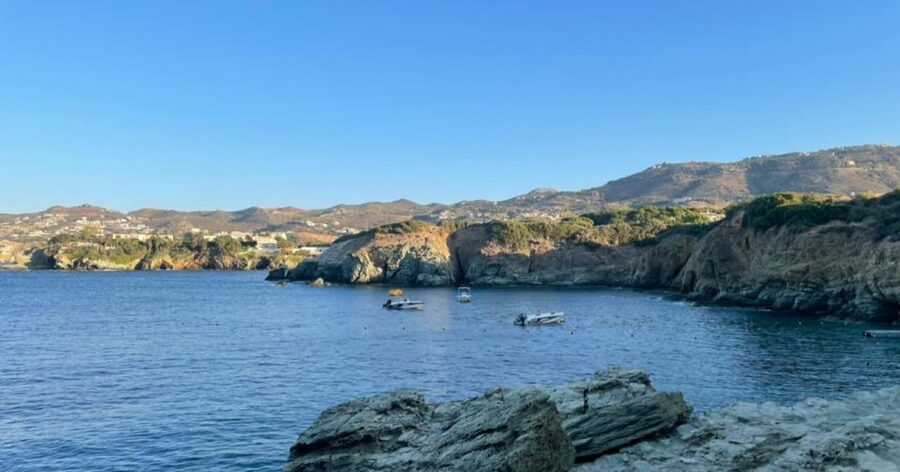 Lygaria: Private Motorboat Cruise with Snorkeling & Swimming - Cruising around Agia Pelagia Bay