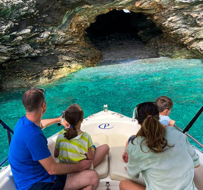 Lygaria: Private Motorboat Cruise with Snorkeling & Swimming - Swimming and snorkeling in the bays