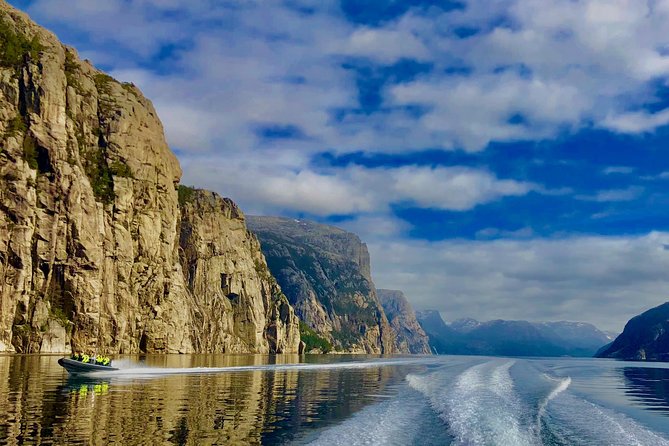 Lysefjord RIB Safari from Stavanger - Lysefjord from the front seat of the water