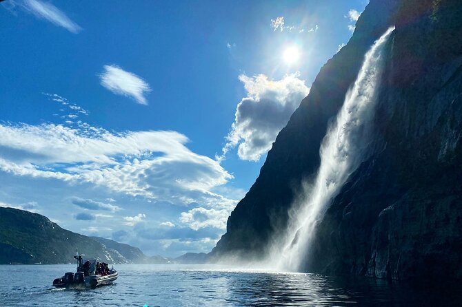Lysefjorden & Pulpit Rock RIB-Safari from Stavanger - Pulpit Rock from the fjord