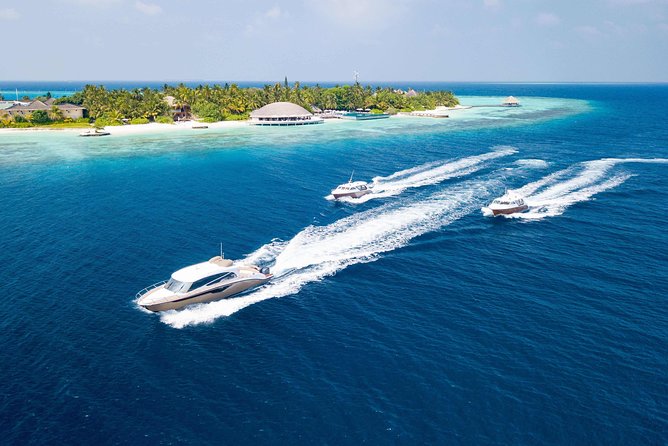 Maafushi: Airport Transfer By Speedboat - A shared boat, not a private transfer
