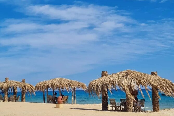 Magawish Island By Private Speedboat with Snorkeling - Hurghada - Magawish Island beach time and clear water