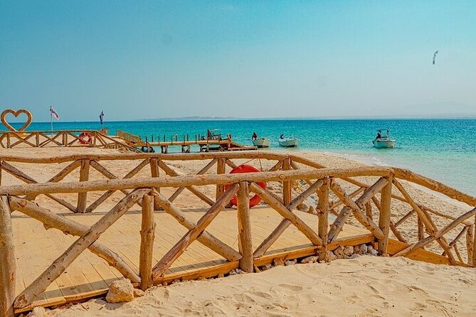 Magawish Island By Private Speedboat with Snorkeling - Hurghada - Water sports, fruit, and the small comforts