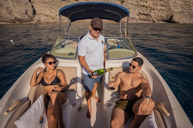 MagiCharter: Private charter motorboat sunset in Ibiza - Leaving from San Antonio and heading along Ibiza’s west coast