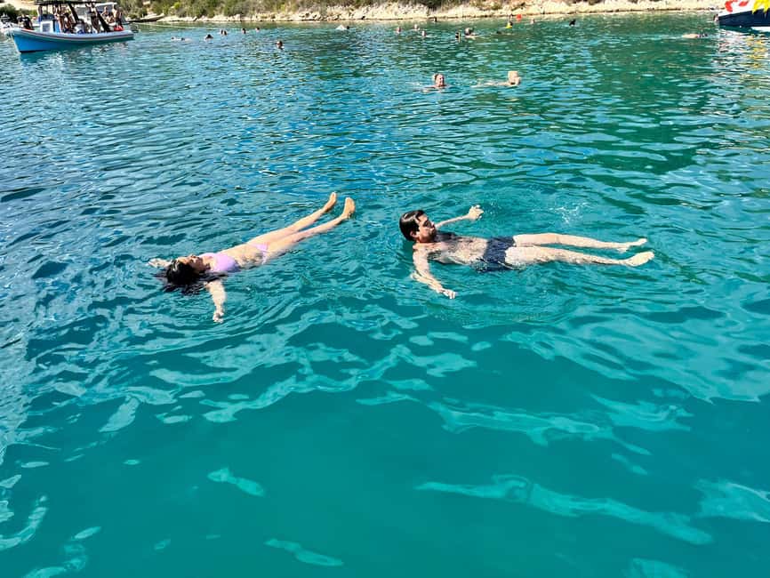 Magnific blue lagoon, speed boat water, wine&towels included - Who Should Book This Trip