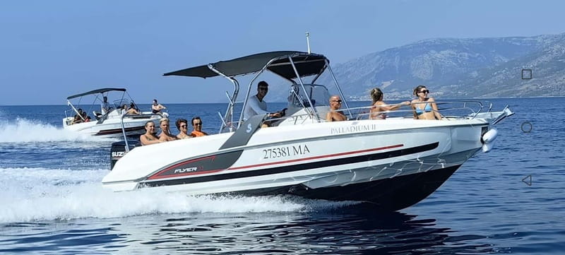 Makarska: 3-island Speedboat Cave & Blue Lagoon Tour - Zečevo’s Blue Lagoon
