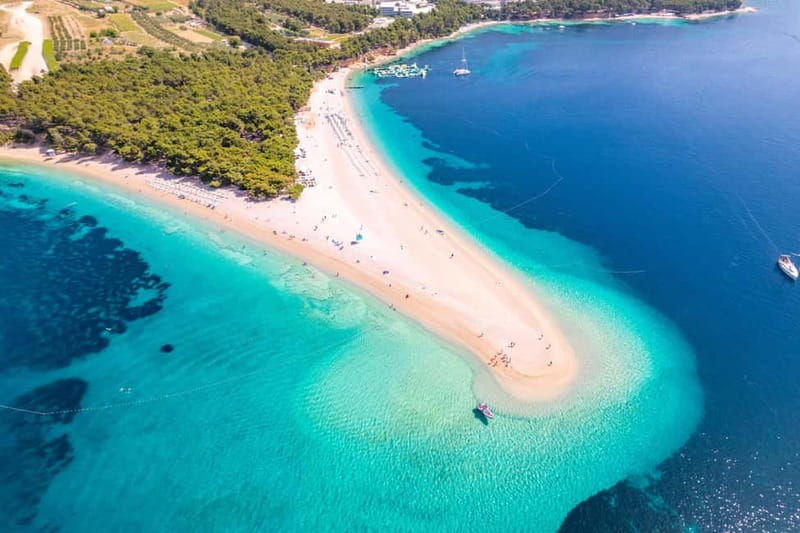 Makarska: 3-Island Speedboat Golden Horn & Blue Lagoon Tour - A fast start from Makarska to Nugal Beach