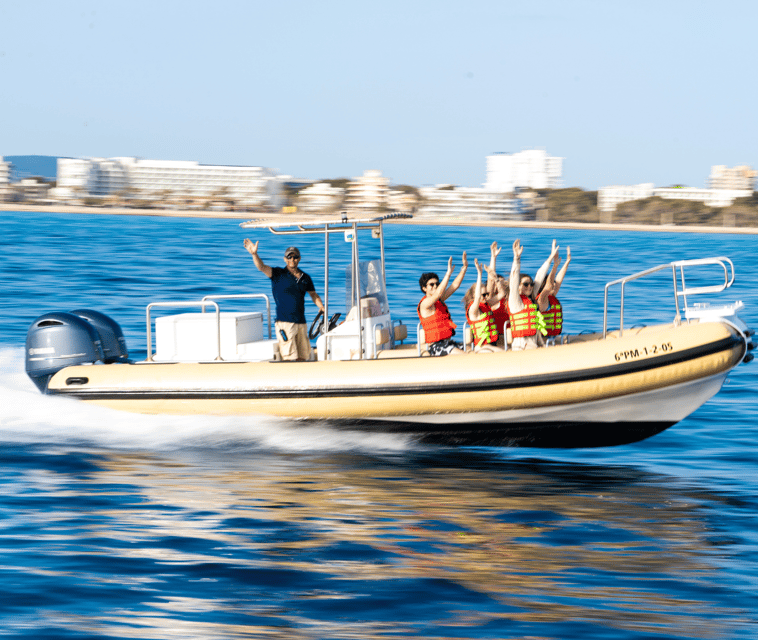 Mallorca: Visit Palma Speedboat adrenaline & snorkelling - The Ses Illetes stop and what you can actually do