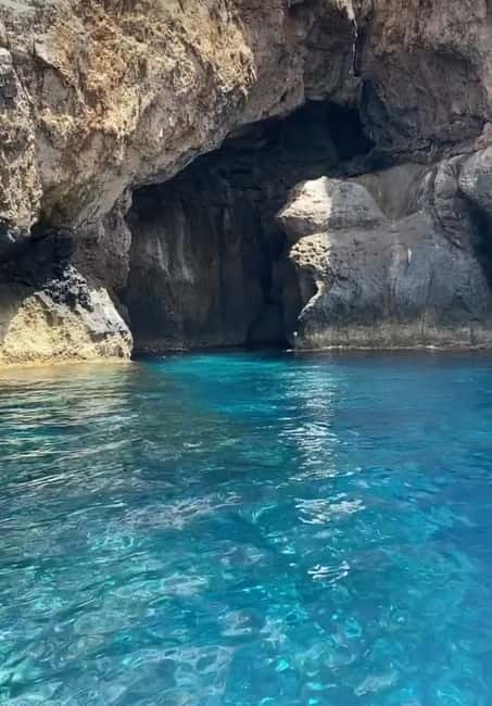 Marettimo: Island Speedboat Tour with Cave Visits & Swimming - English and Italian guiding