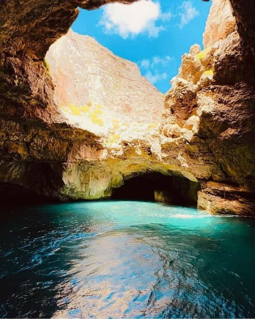 Marettimo: Island Speedboat Tour with Cave Visits & Swimming - The first views of Marettimo by speedboat