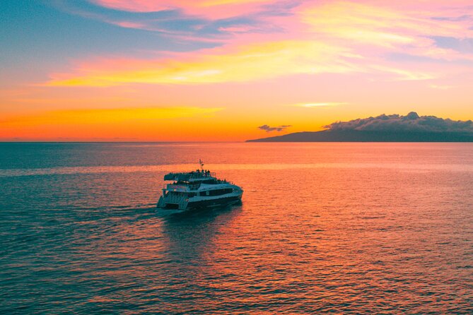 Maui Ma'alaea Sunset Prime Rib or Fresh Island Fish Dinner Cruise - A Maui sunset from Maalaea Bay