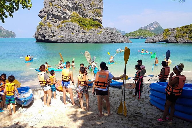 Mr. Tu Day Trip to Angthong Marine Park by Speed Boat from Koh Samui - Lunch and kayaking around Koh Sam Sao