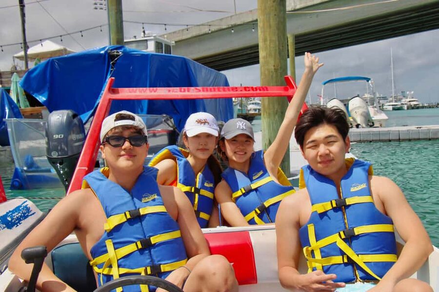 Nassau: Self-Drive Speedboat Ride and Pig Swimming Encounter - The route toward Anthol Island