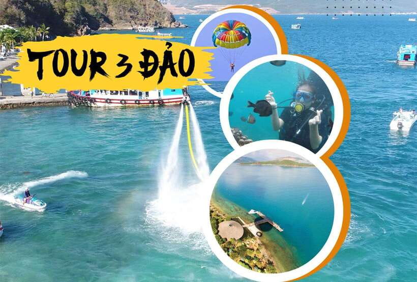 Nha Trang: 3-Island Tour with Lunch and Speedboat Ride - 9:15 AM at Coral Bay or Bai Tranh Beach
