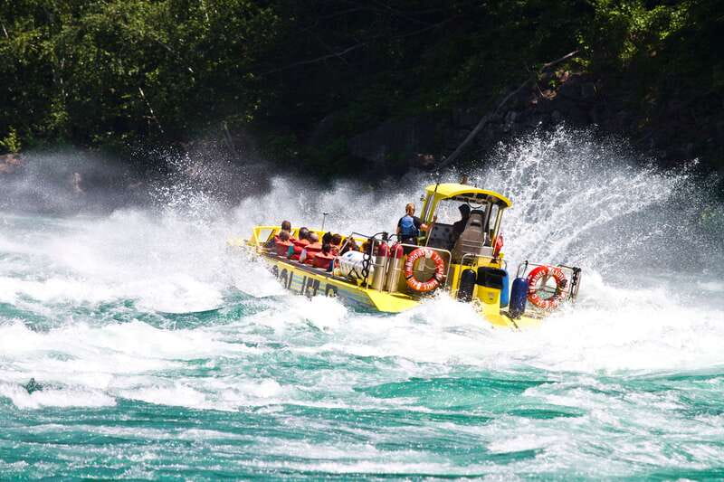 Niagara Falls, ON: Jet Boat Tour on Niagara River - Entering Devil’s Hole and taking the Hamilton Turn