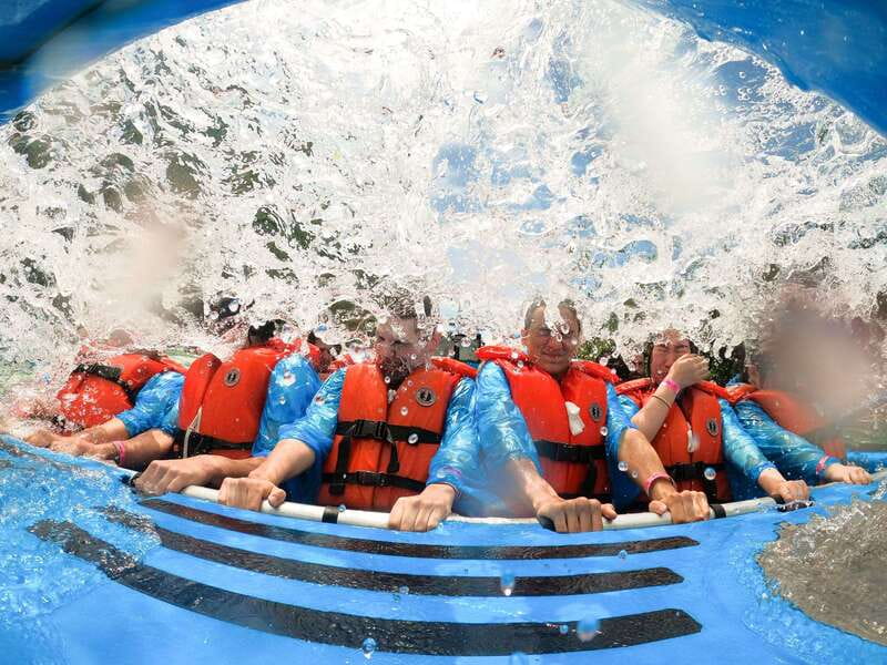 Niagara Falls, ON: Jet Boat Tour on Niagara River - A lower-river view of Niagara