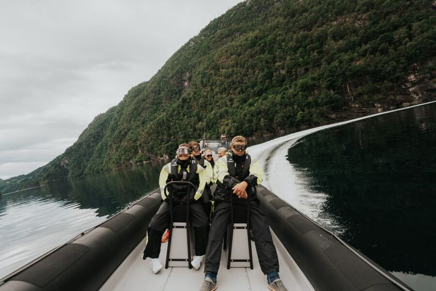 Øystese: Hardangerfjord RIB safari to the Fyksesund branch - What the RIB ride is really like