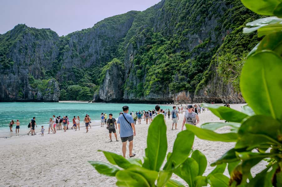 Phi Phi: 7 Islands Speed Boat Tour with Sunset and Plankton - Bamboo Island: your longest beach break
