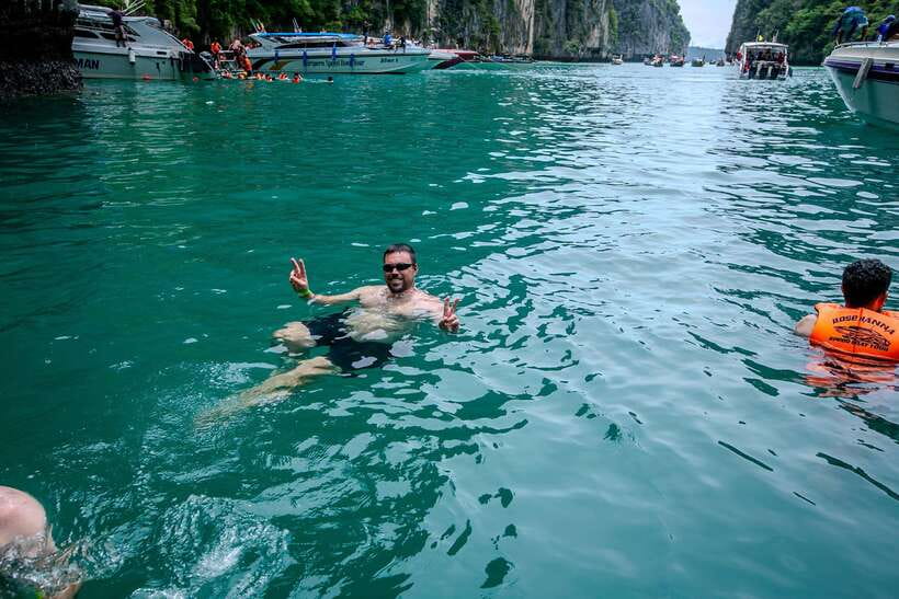Phi Phi : Half Day By Speed Boat 4 hours Phi Phi Lay - Monkey Beach starts the sightseeing