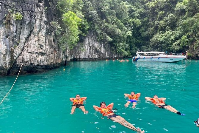 Phi Phi Island Adventure Day Tour from Phuket Speedboat/Catamaran - Pileh Bay gives you the best water stop