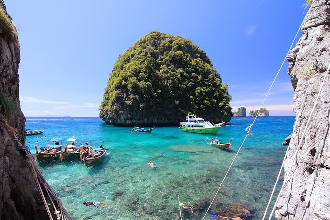 Phi Phi Island Hopping Day Trip by Speed Boat from Phuket - Viking Cave is a quick look from the boat