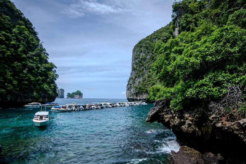 Phi Phi Island: Maya bay Sunset & Plankton by Speedboat - Viking Cave brings a brief cultural stop