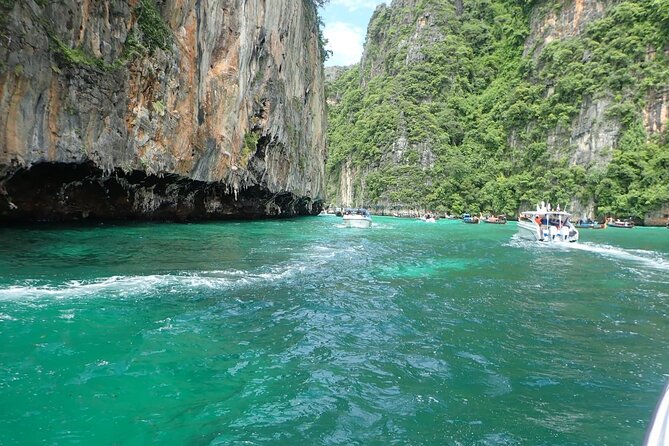Phi Phi Islands and Maya Bay Tour by Speedboat from Krabi - Monkey Beach, where the shoreline has its own residents