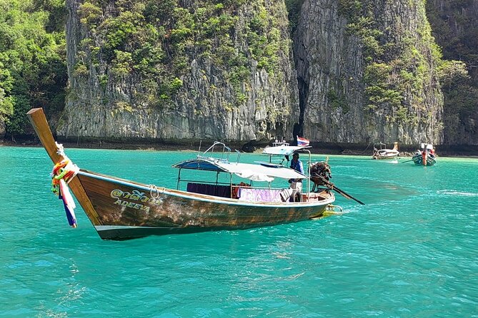 Phi Phi Khai Islands Snorkeling By Premium Speedboat From Phuket - Passing Viking Cave and the limestone coast