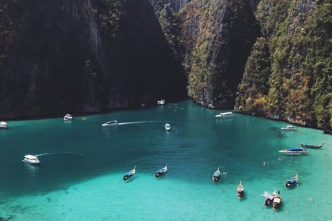 Phi Phi, Maya and Bamboo Islands Day Tour by Speedboat in Krabi - Monkey Beach is more viewing than beach time